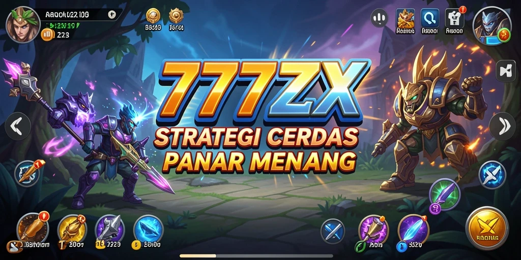 Tampilan gameplay <strong>777ZX</strong> yang strategis dan menegangkan.