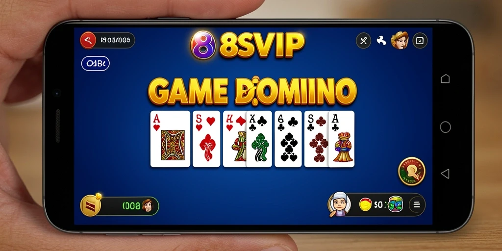 Tampilan menarik gameplay Domino di 8SVIP.
