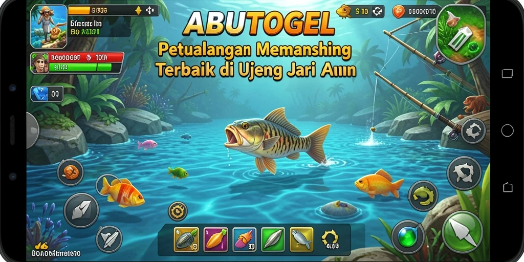 Tangkapan ikan terbesar dalam ABUTOGEL, menampilkan aksi gameplay menarik.