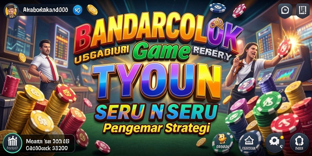 Tampilan gameplay menarik dari BANDARCOLOK yang menampilkan strategi Tycoon.