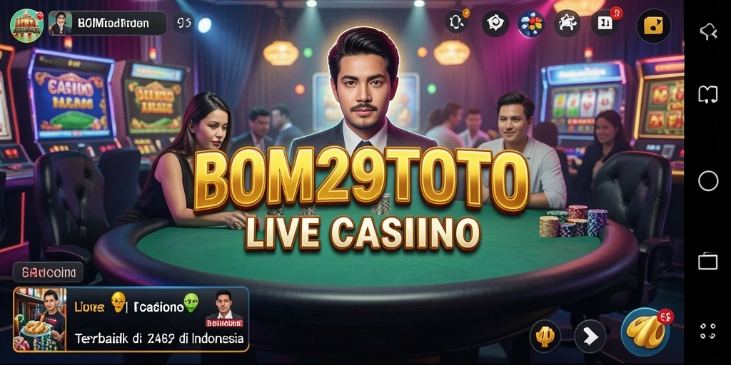 Gameplay Live Casino yang menarik dan interaktif.