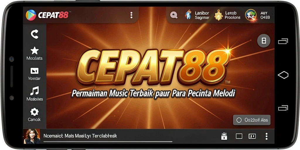 Tampilan gameplay menarik dari permainan musik CEPAT88.