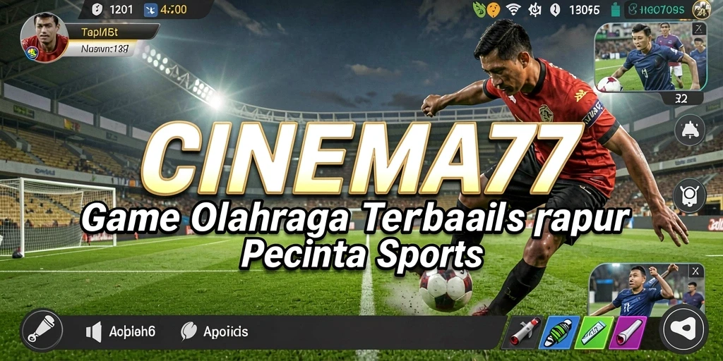 Tampilan mendebarkan dari gameplay <strong>CINEMA77</strong> yang menampilkan aksi olahraga.