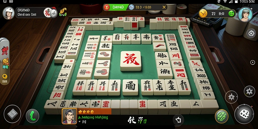 Screenshot utama DAYA4D menunjukkan gameplay Mahjong yang menarik dan menantang.