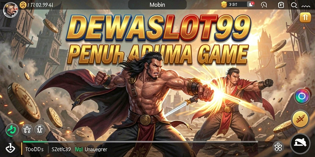 Tampilan gameplay DEWASLOT99 menampilkan pertarungan sengit antara karakter.