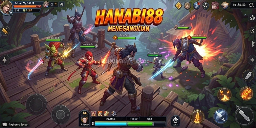 Tampilan gameplay HANABI88 yang mendebarkan dan strategis.
