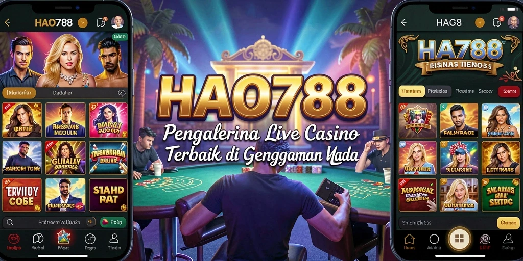 Screenshot gameplay HAO788 menampilkan dealer langsung yang ramah.