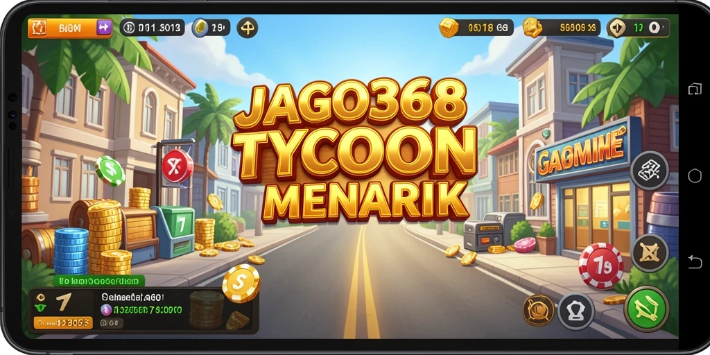 Tampilan gameplay seru dan menarik di JAGO368 dengan berbagai usaha untuk dikelola.