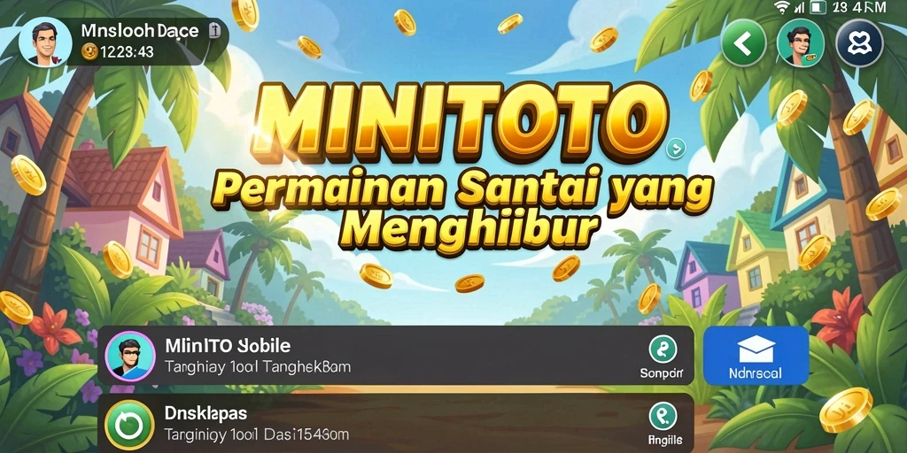 Tampilan gameplay MINITOTO yang penuh warna dan menyenangkan.