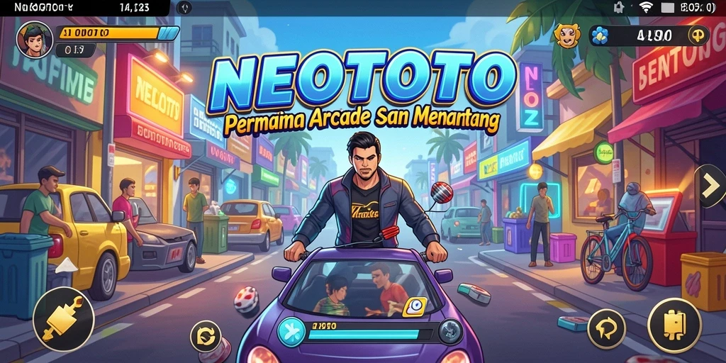 Screenshot gameplay NEOTOTO menampilkan aksi seru dan grafis menarik.
