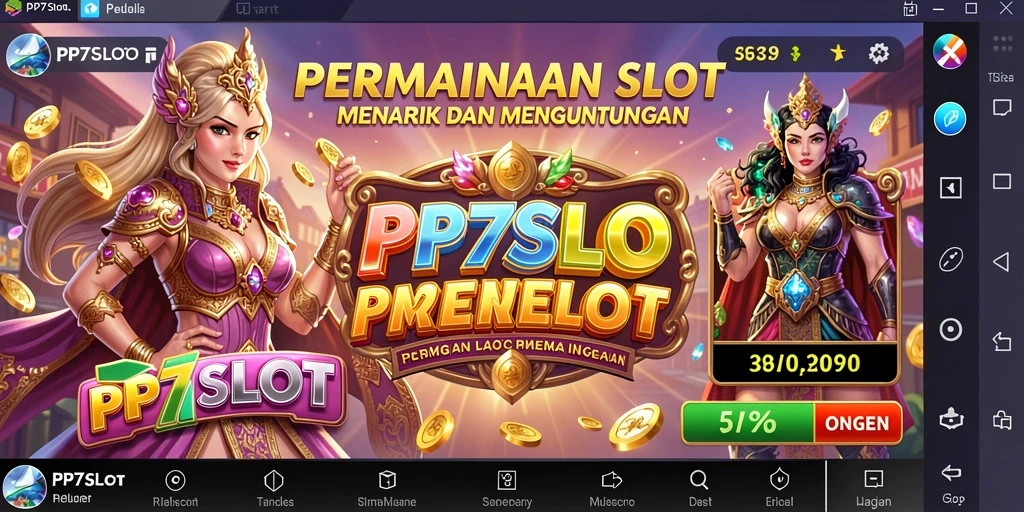 Tampilan menawan dari gameplay PP7SLOT yang penuh warna.