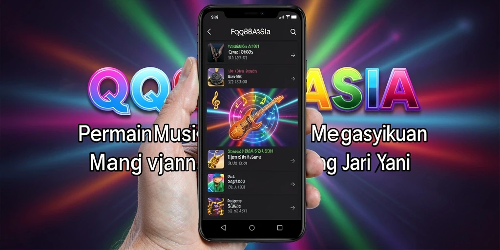 Tampilan gameplay menarik dari QQ88ASIA dengan berbagai pilihan lagu.