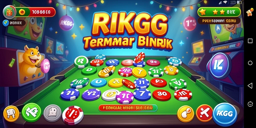 Tampilan screenshot RKGG menampilkan gameplay seru dan interaktif di bingo.