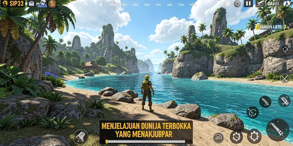 Gameplay mendebarkan di dunia terbuka yang luas.