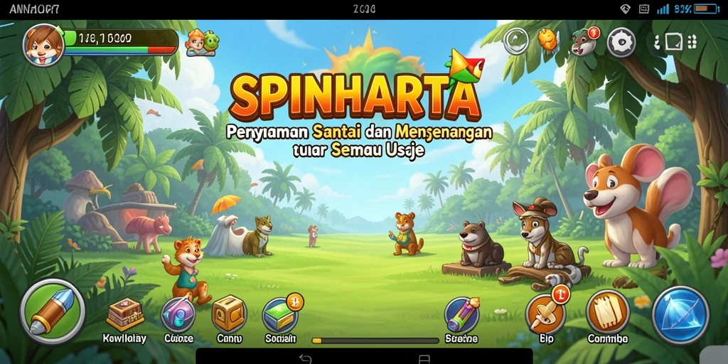 Tampilan menawan dari gameplay SPINHARTA yang menghibur.