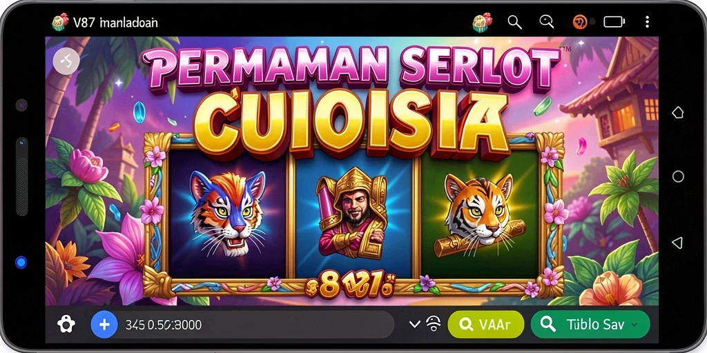 Screenshot gameplay V87 menampilkan mesin Slot yang menawan.