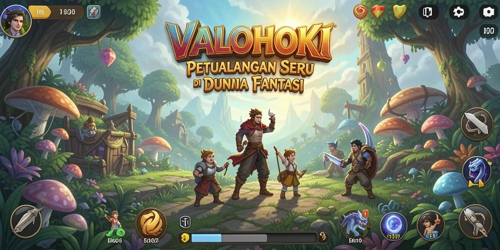Tampilan gameplay VALOHOKI yang menakjubkan dan mendebarkan.